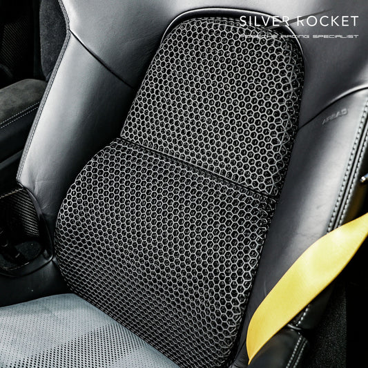 SilverRocket 3D AIR-COOLED POROUS SEAT INSERT FOR PORSCHE LWB SEAT [PORSCHE 991 / 992 / GT3 / RS, 981 / 718 / GT4 / RS]