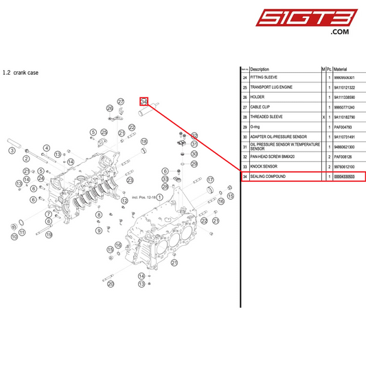 SEALING COMPOUND - 00004330533 [PORSCHE 991.1 GT3 Cup (2017)]