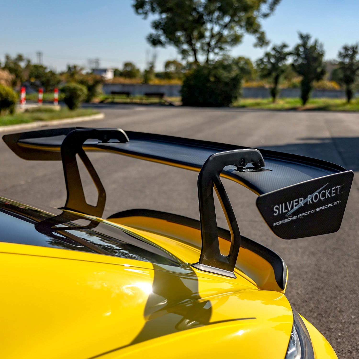 SilverRocket DRY CARBON FIBER CLUBSPORT REAR WING