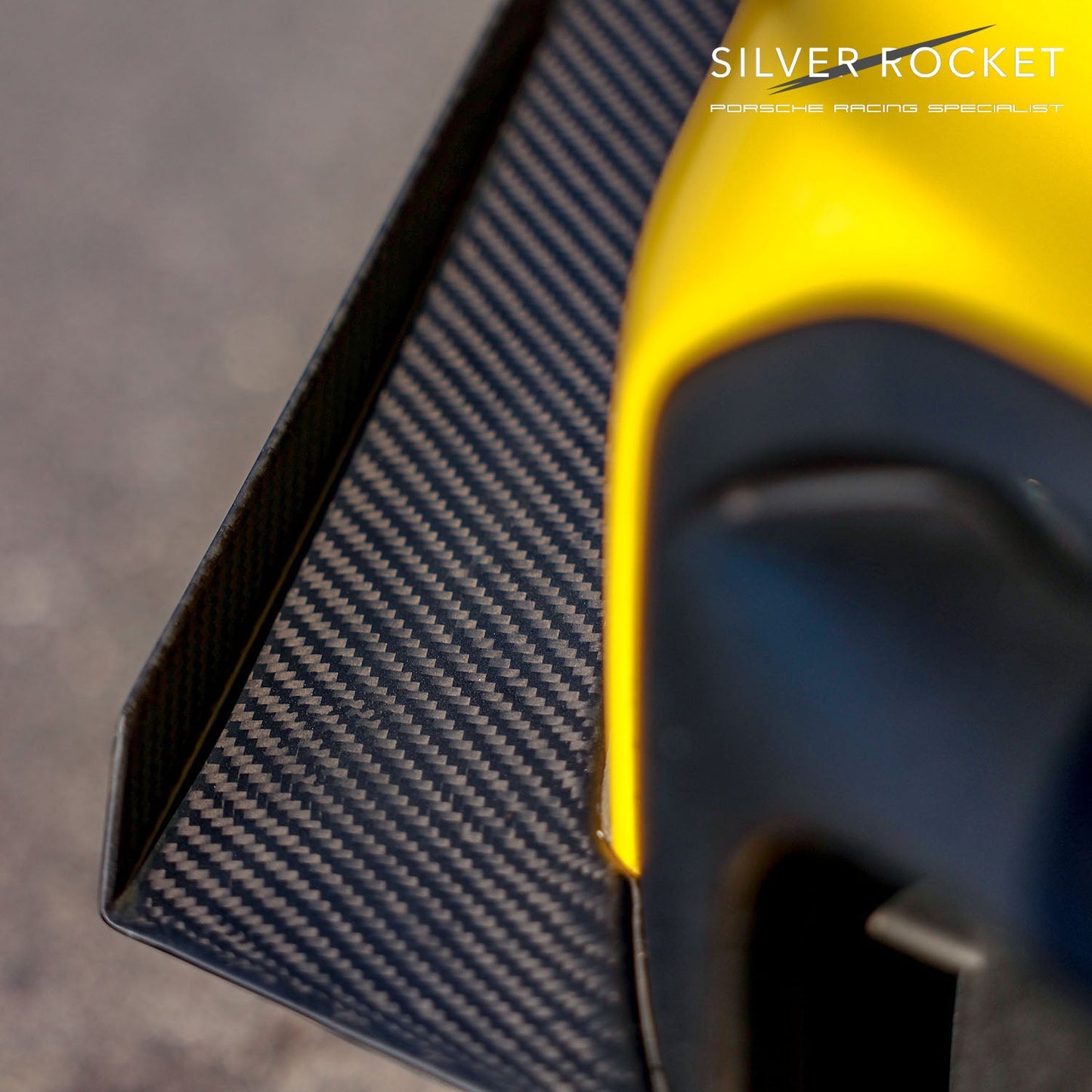 SilverRocket DRY CARBON FIBER PRO DIVE PLANE & LOWER SIDE SPOILER PACK [PORSCHE 718 GT4 / RS]