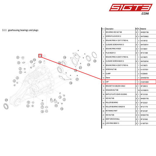 CAP - 014301485D [PORSCHE 992.1 GT3 Cup]