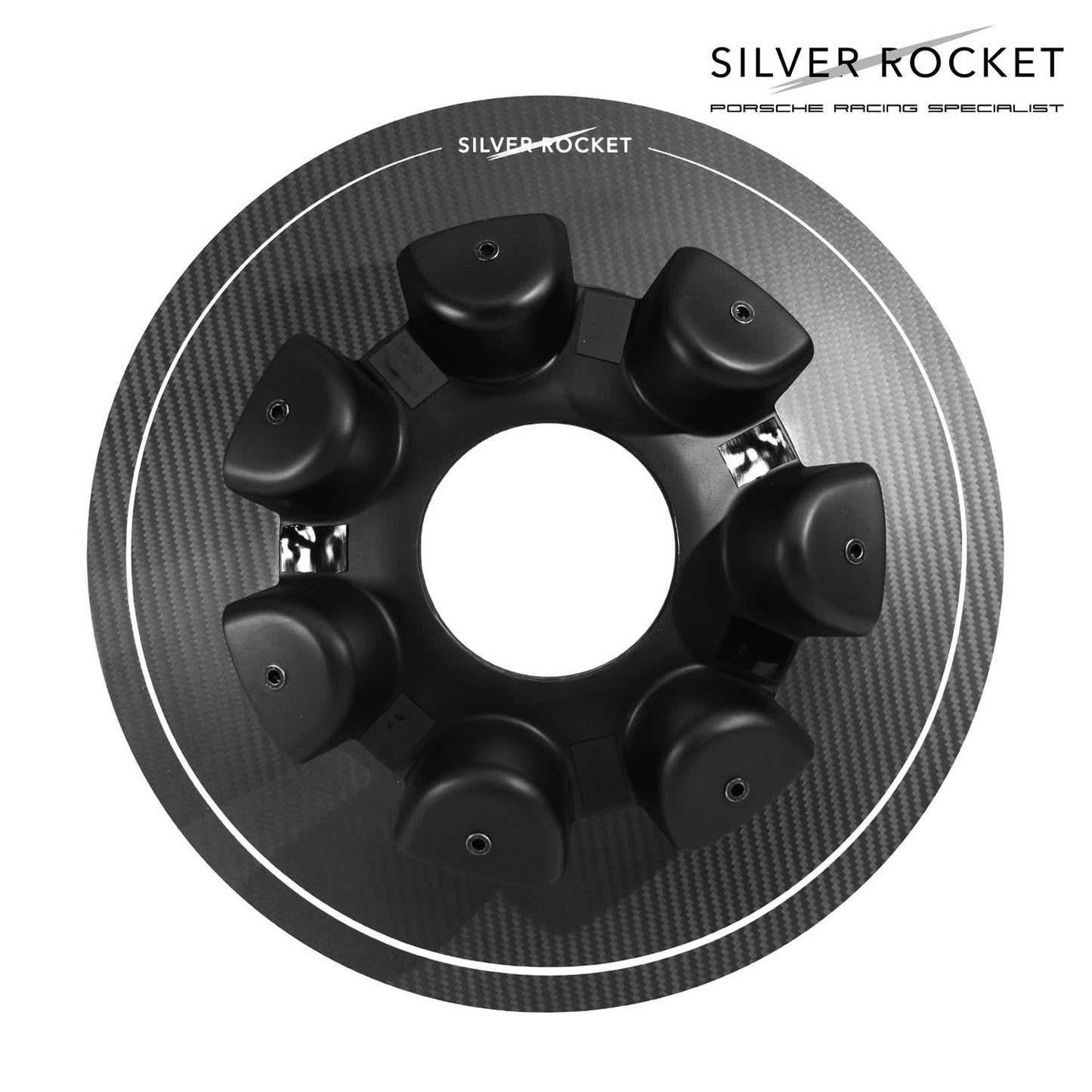 SilverRocket DRY CARBON FIBER R-HR AERODISC (for Magnesium Rims) [PORSCHE 718 GT4 RS]