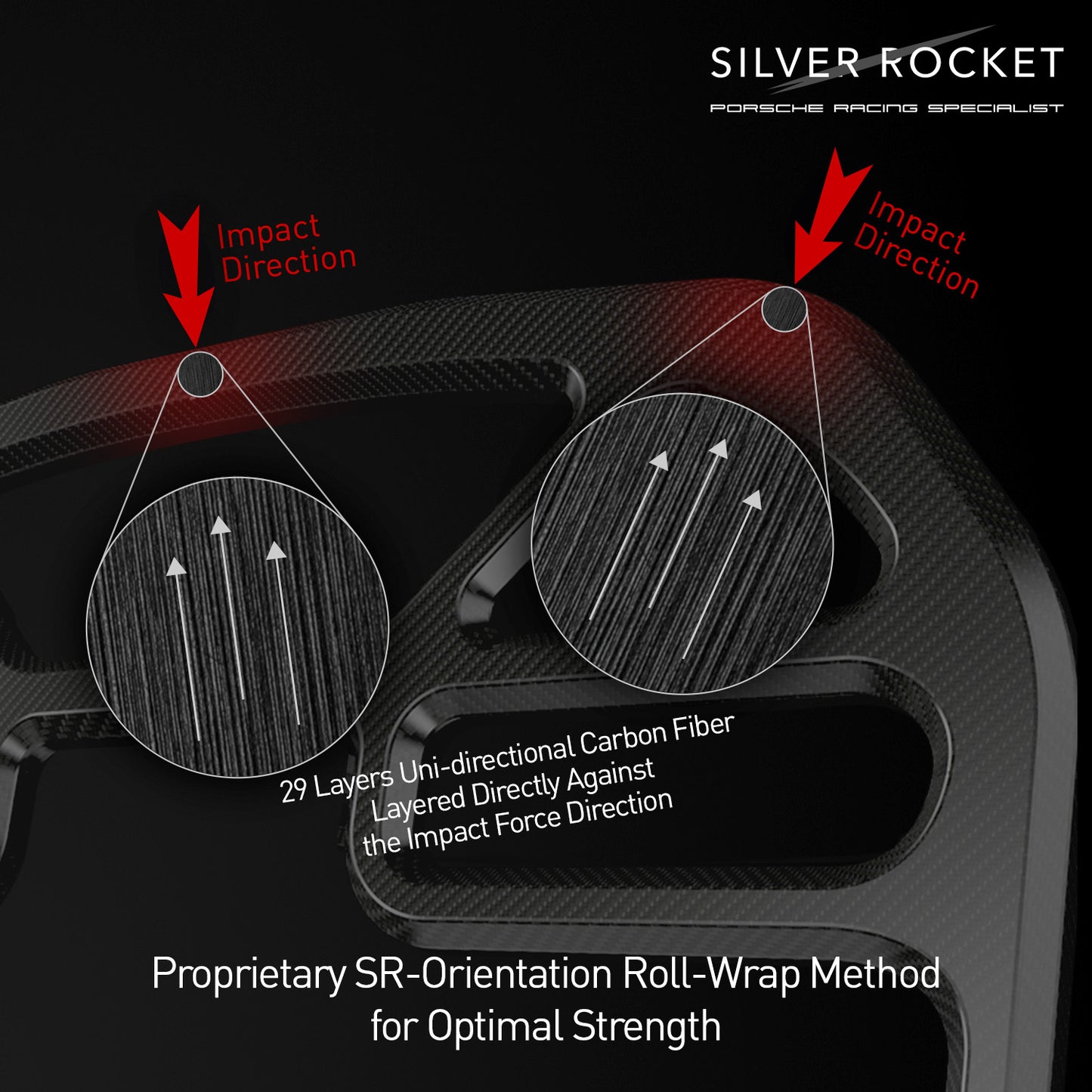 SilverRocket GT4 RS DRY CARBON FIBER ROLL CAGE & HARNESS BAR - FIA 253 COMPLIANT [PORSCHE 718 / GT4 / RS]