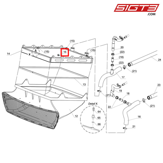 ADD-ON CLIP - E0 825 267 [Audi R8 GT4]