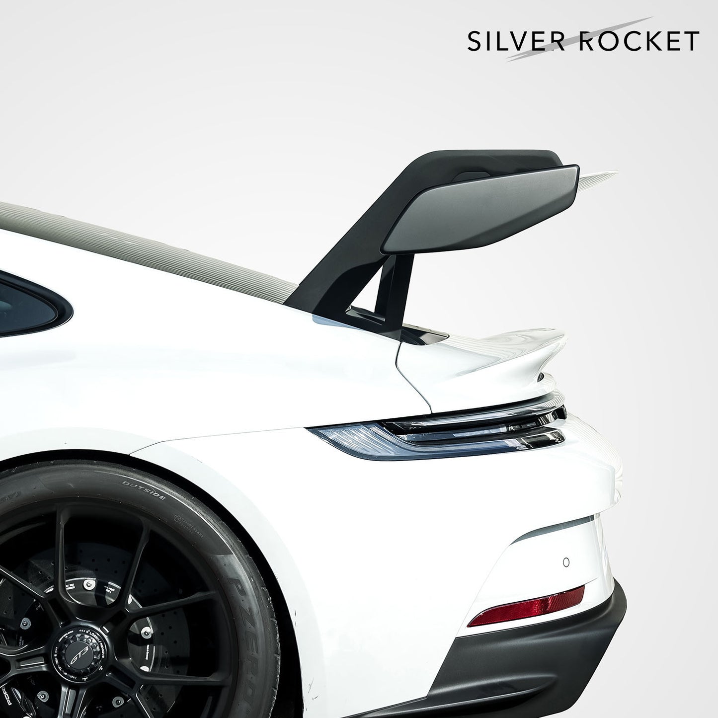 SilverRocket 4.3x3.0 CC-1 WING RISER [PORSCHE 992.1 GT3 / 992.2 GT3]