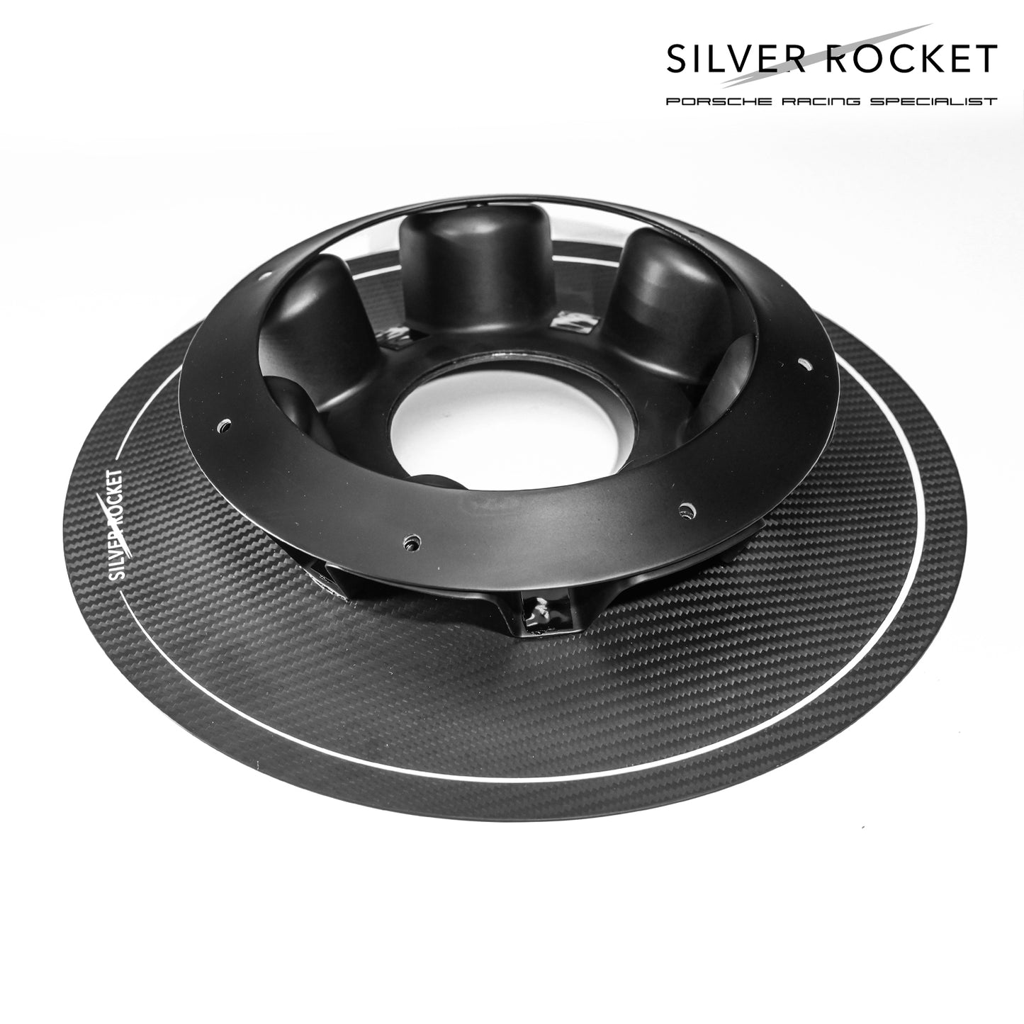 SilverRocket DRY CARBON FIBER R-HR AERODISC (for Magnesium Rims) [PORSCHE 718 GT4 RS]