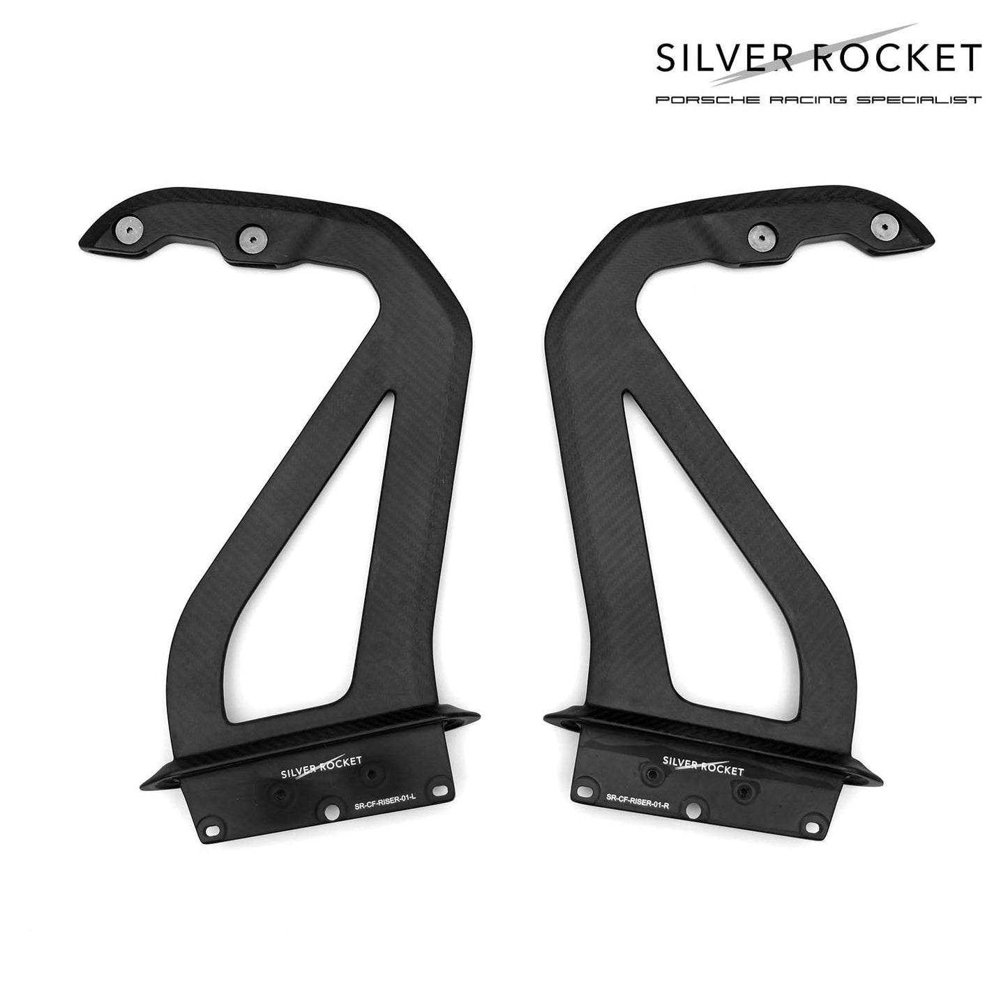 SilverRocket GT4 RS FULL DRY CARBON FIBER WING & SUPPORT PACKAGE [PORSCHE 718 GT4 RS]