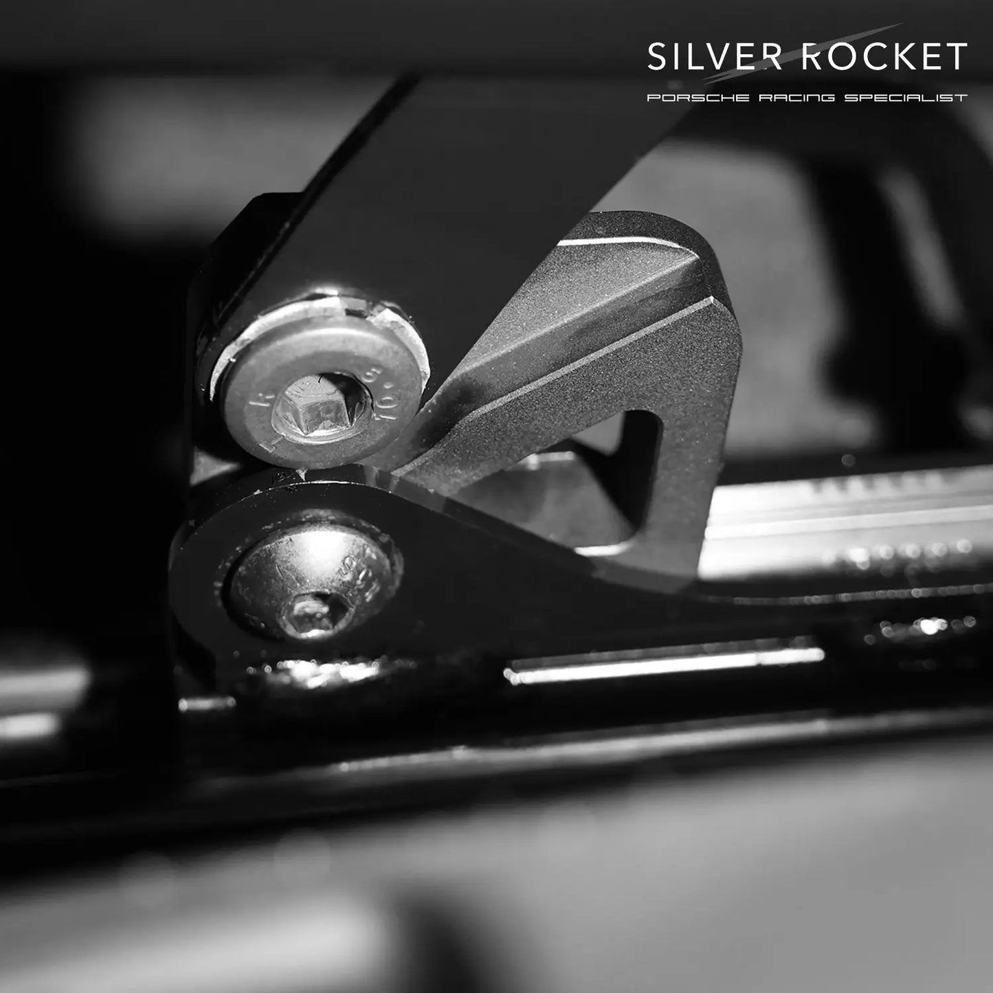 SilverRocket PORSCHE LWB SEAT ANGLE ADJUSTER - TC4 TITANIUM [PORSCHE 992 GT3 / RS]