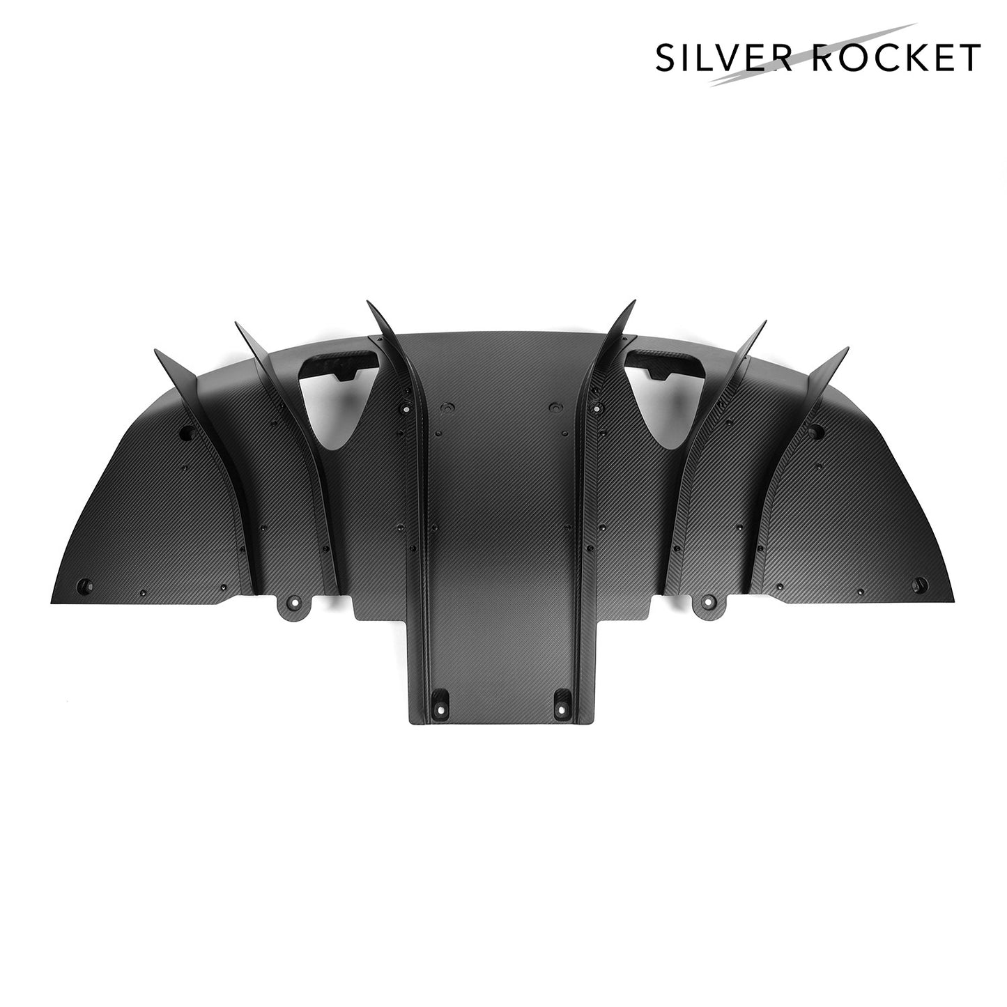 SilverRocket ULTRA DOWNFORCE DRY CARBON FIBER REAR DIFFUSER [PORSCHE 718 GT4 RS]
