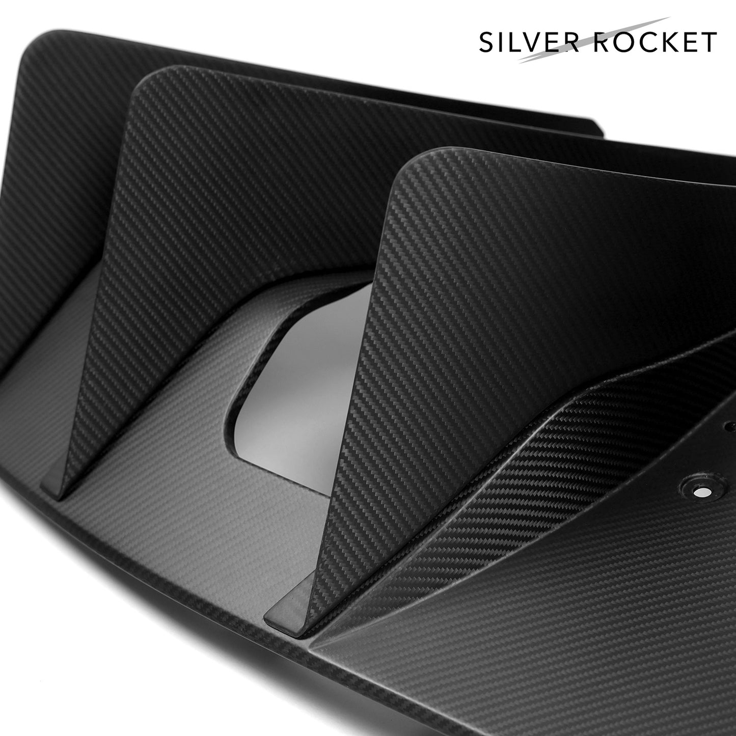 SilverRocket ULTRA DOWNFORCE DRY CARBON FIBER REAR DIFFUSER [PORSCHE 718 GT4 RS]