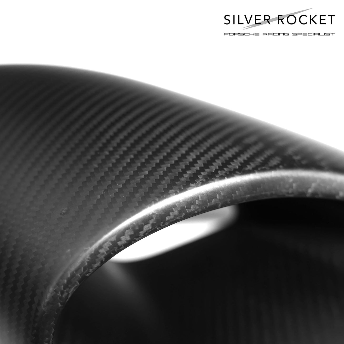 SilverRocket DRY CARBON FIBER HIGH-FLOW AIR INTAKE SCOOP (LEFT & RIGHT) [PORSCHE 718 GT4 RS / Clubsport]