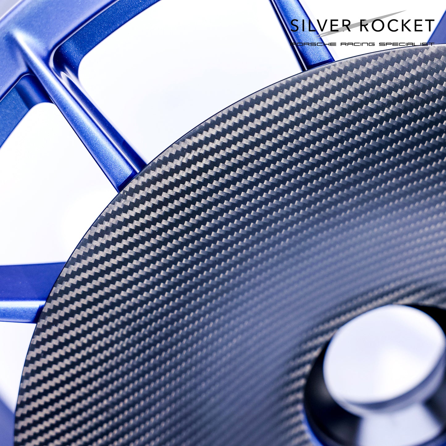 SilverRocket DRY CARBON FIBER R-HR AERODISC (for Magnesium Rims) [PORSCHE 718 GT4 RS]