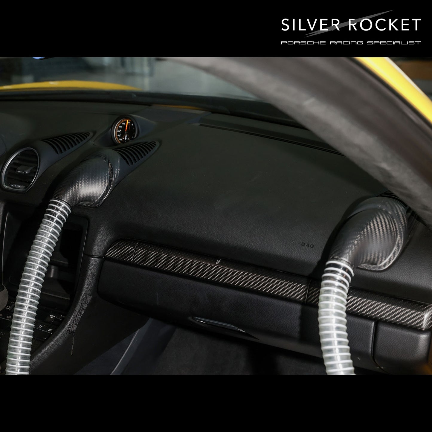 SilverRocket ENDURO FORCED AIR ADAPTER [PORSCHE 718 / GT4 / RS / Clubsport]