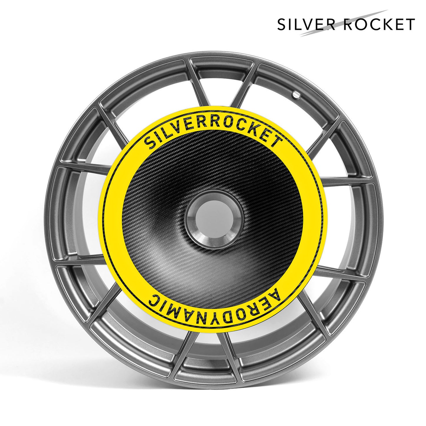 SilverRocket DRY CARBON FIBER R-HR AERODISC (for Aluminum Rims) [PORSCHE 718 GT4 RS]