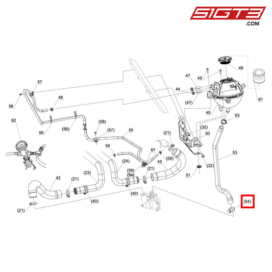 HOSE CLAMP (A - 20 - 32 x 9 x 0.5 DIN 3017-1) - N 024 520 3 [Audi R8 GT4]
