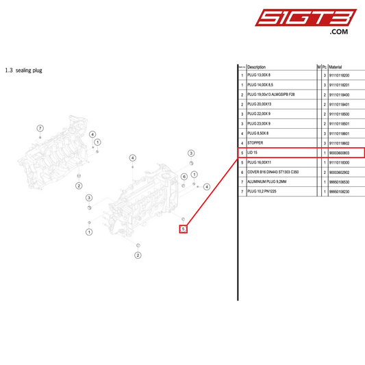 LID 15 - 90003600803 [PORSCHE 996 GT3 Cup]