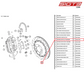 AS BRAKE DISK RA LEFT 380X30MM - 9913521078A [PORSCHE 991.1 GT3 Cup]