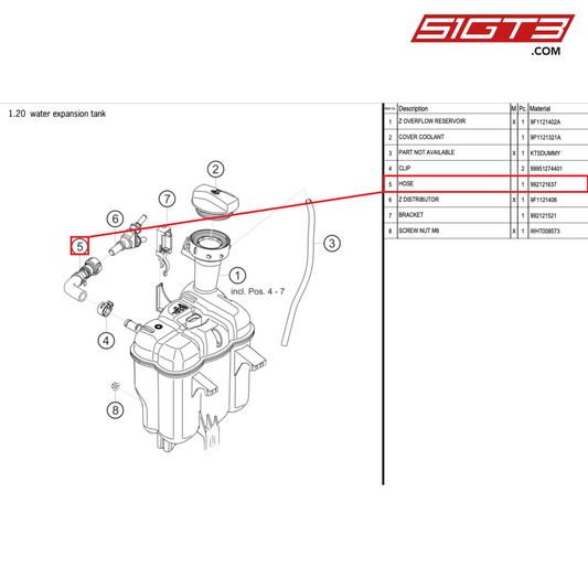 HOSE - 992121637 [PORSCHE 992.1 GT3 Cup]