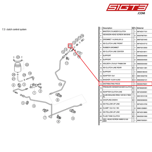 DISTRIBUTIONSTEIL - 99335576001 [PORSCHE 997.2 GT3 Cup]