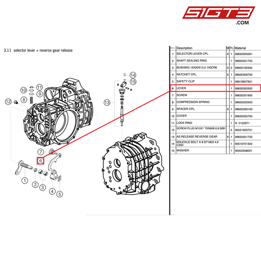 HEBEL - 99630305300 [PORSCHE 997.2 GT3 Cup]
