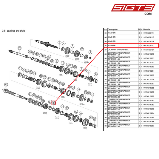 SCHEIBE - 99730238117 [PORSCHE 997.2 GT3 Cup]