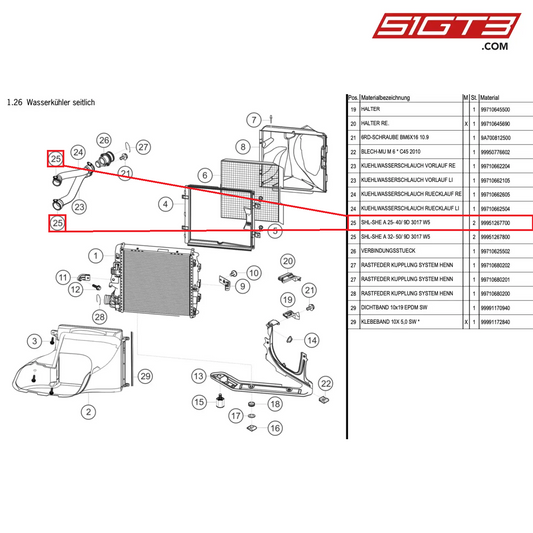 HOSE CLAMP - 99951267700 [PORSCHE 997.1 GT3 R]