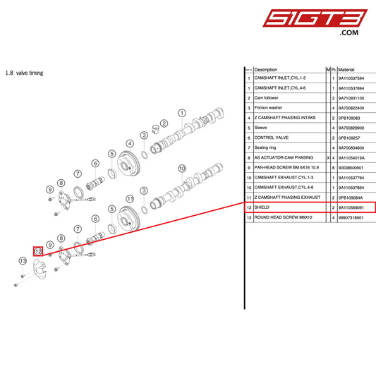 SHIELD - 9A110569091 [PORSCHE 991.2 GT3 Cup]