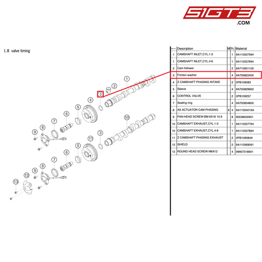 FRICTION DISC - 9A700822400 [PORSCHE 991.2 GT3 Cup]