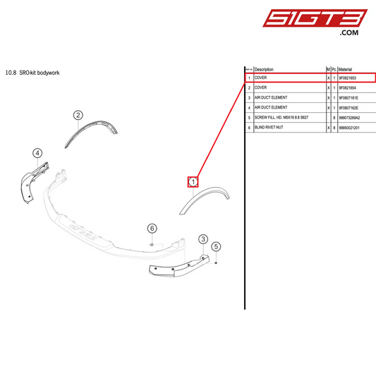 COVER - 9F0821653 [PORSCHE 911 GT2 RS Clubsport]