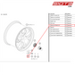 WHEEL ELECTRONICS CUP - 9F0907275A [PORSCHE 911 GT2 RS Clubsport]