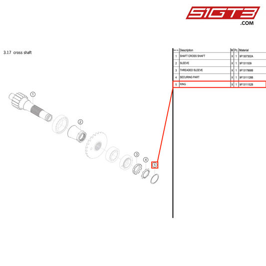 RING - 9F1311152B [PORSCHE 992.1 GT3 R]