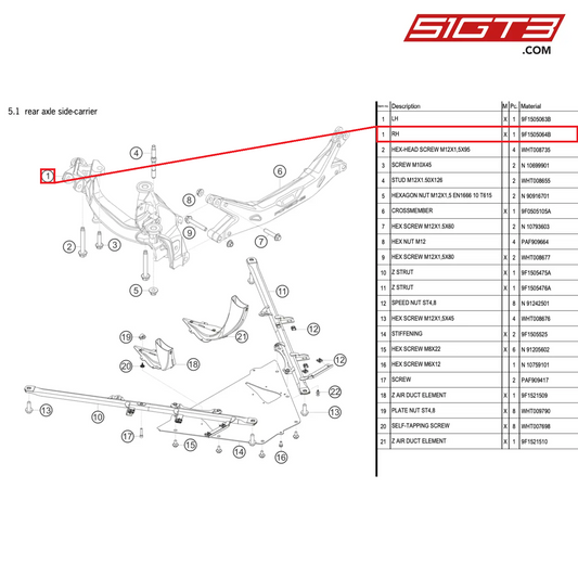 RH - 9F1505064B [PORSCHE 992.1 GT3 Cup]