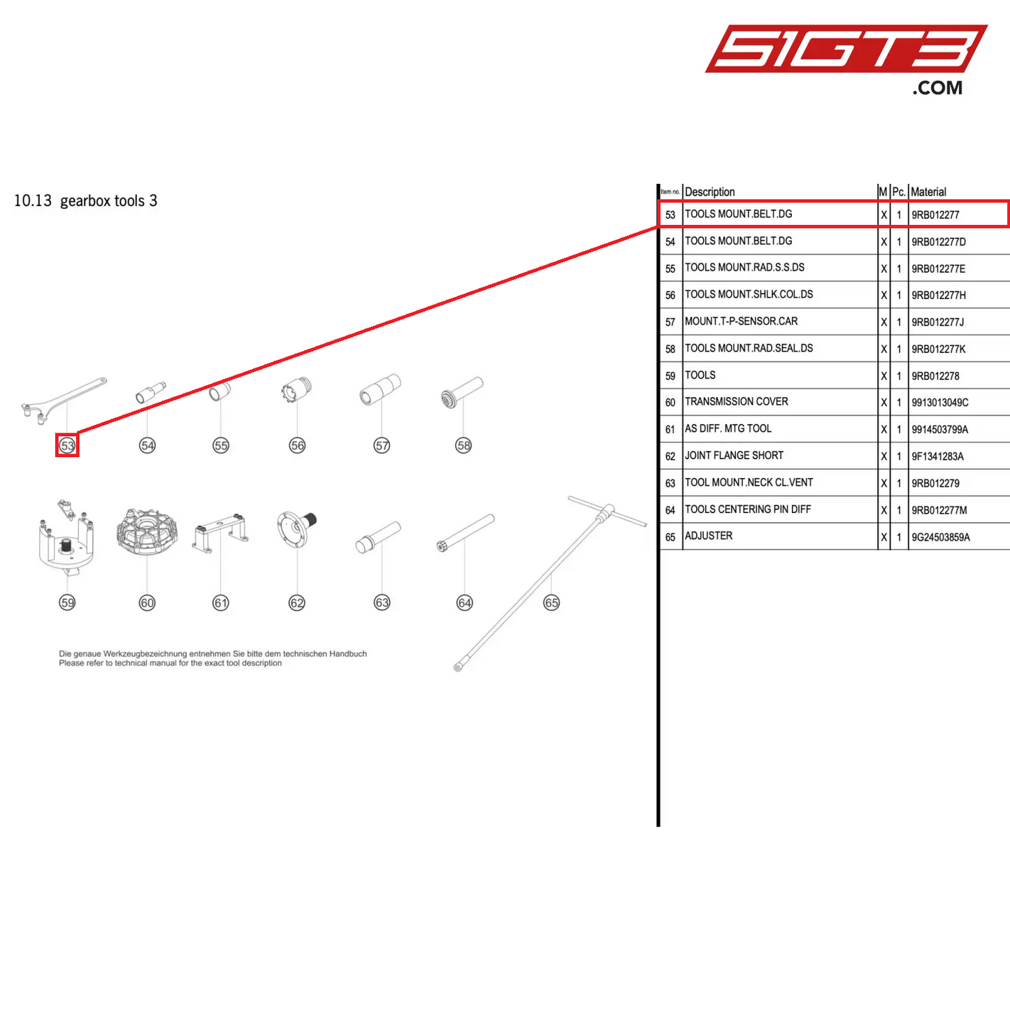 MOUNT.T-P-SENSOR.CAR - 9RB012277J [PORSCHE 911 GT3 R Type 992 (GEN 1)]