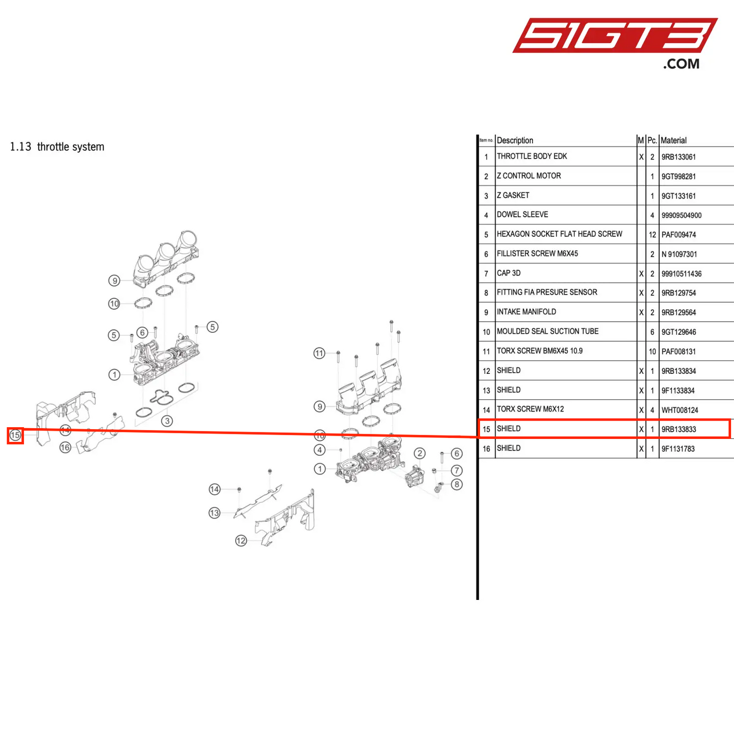 SHIELD - 9RB133833 [PORSCHE 992.1 GT3 R]