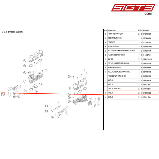 SHIELD - 9RB133833 [PORSCHE 992.1 GT3 R]