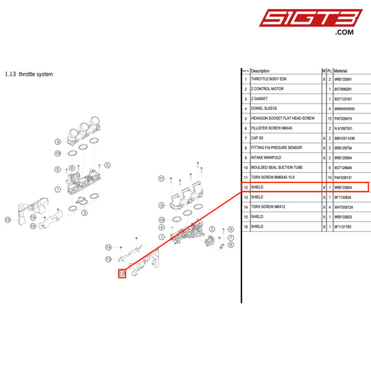 SHIELD - 9RB133834 [PORSCHE 992.1 GT3 R]