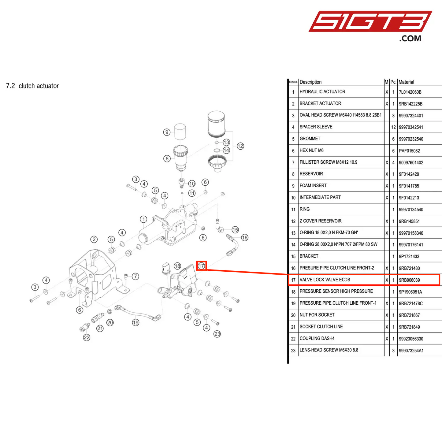 VALVE LOCK VALVE ECDS - 9RB906039 [PORSCHE 992.1 GT3 R]