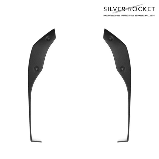 SilverRocket LOWER SIDE SPOILER (Upgraded Carbon Fiber Version) - 9F2806583 / 9F2806584 [PORSCHE 718 GT4 Clubsport / 718 GT4 RS Clubsport]