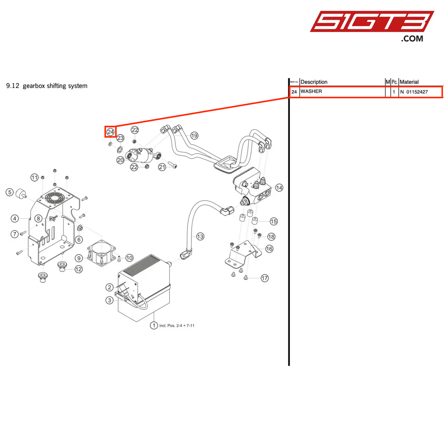 WASHER 6 - N 01152427 [PORSCHE 991.1 GT3 R]