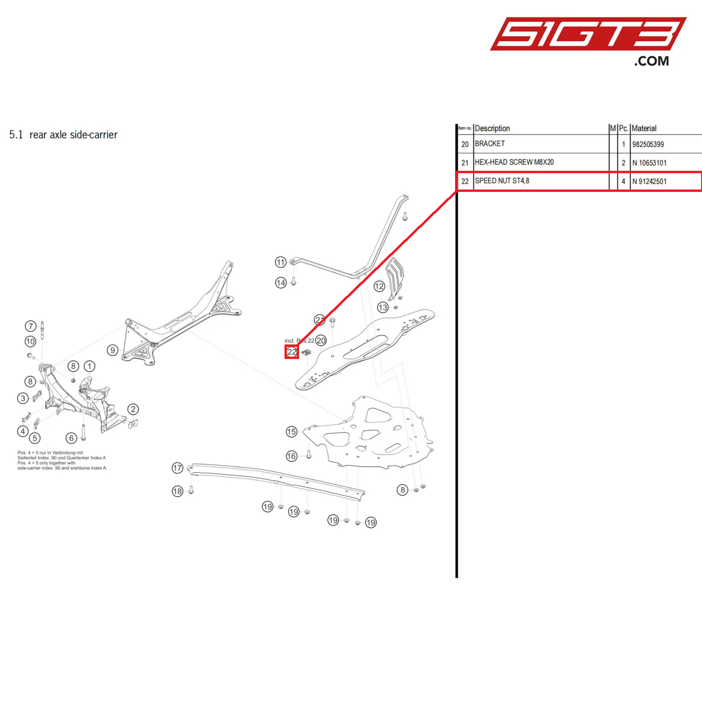 SPEED NUT ST4,8 - N  91242501 [PORSCHE 718 Cayman GT4 Clubsport]