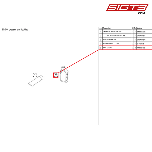 BRAKE FLUID - WHS001896 [PORSCHE 992.1 GT3 R]