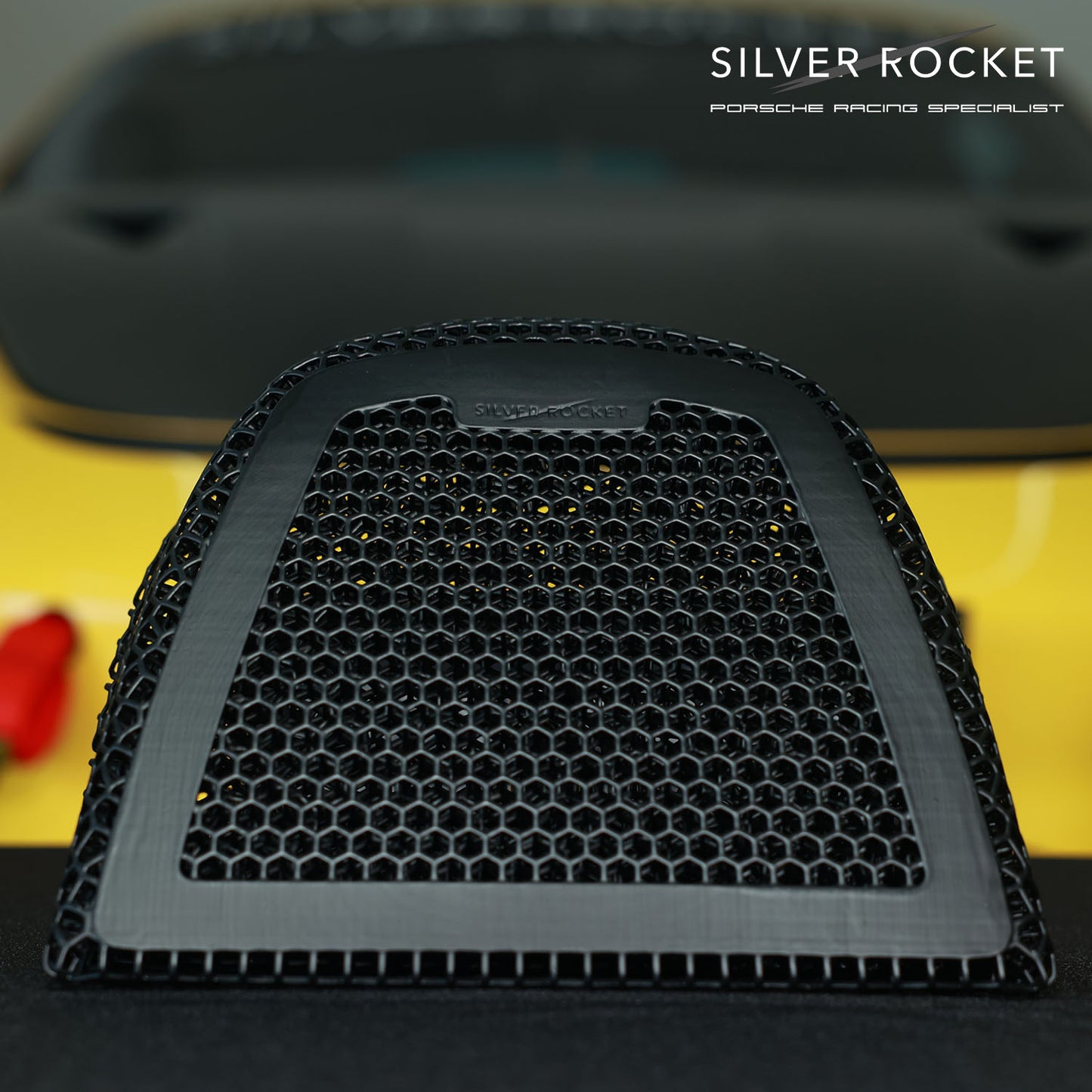 SilverRocket 3D AIR-COOLED POROUS SEAT INSERT FOR PORSCHE LWB SEAT V2.0 [PORSCHE 991 / 992 / GT3 / RS, 981 / 718 / GT4 / RS]