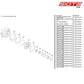 Adjusting Disk Bearing Cross Shaft (1 75Mm) - 99130212905 [Porsche 911 Gt3 R Type 991 (Gen 1)] Cover