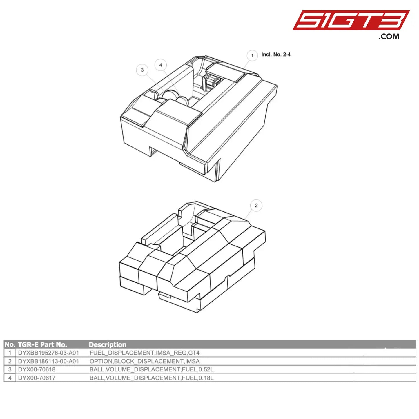 Ball Volume_Displacement Fuel 0.18L - Dyx00-70617 [Gr Supra Gt4 Evo] Fuel Cell Displacement I