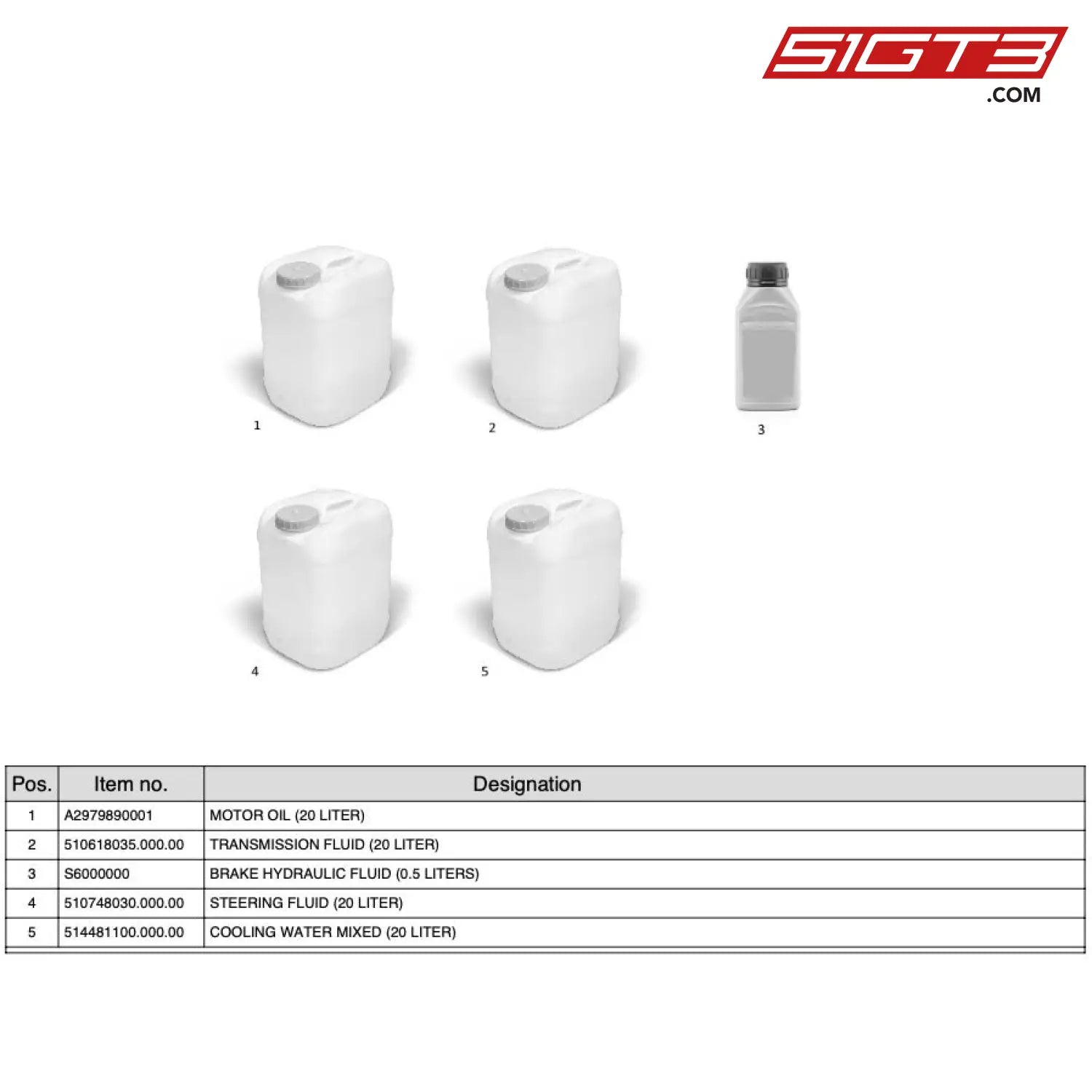 Brake Hydraulic Fluid (0.5 Liters) - S6000000 [Mercedes-Amg Gt4] Fluids