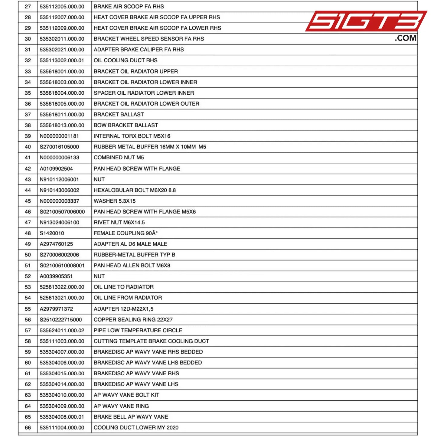Brakedisc Ap Wavy Vane Lhs - 535304014.000.00 [Mercedes-Amg Gt4] Update Gt4 My 2020