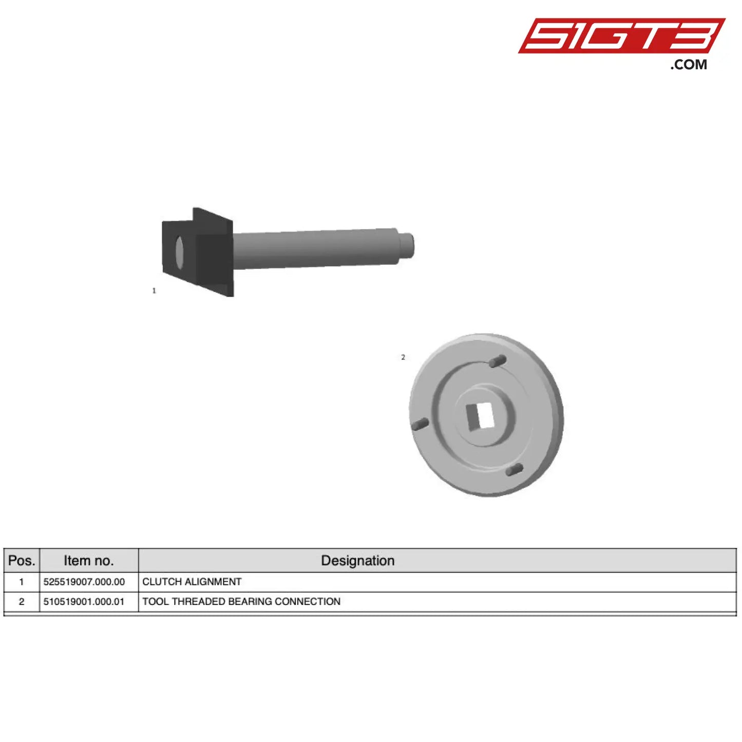 Clutch Alignment - 525519007.000.00 [Mercedes-Amg Gt4] Clutch Tools