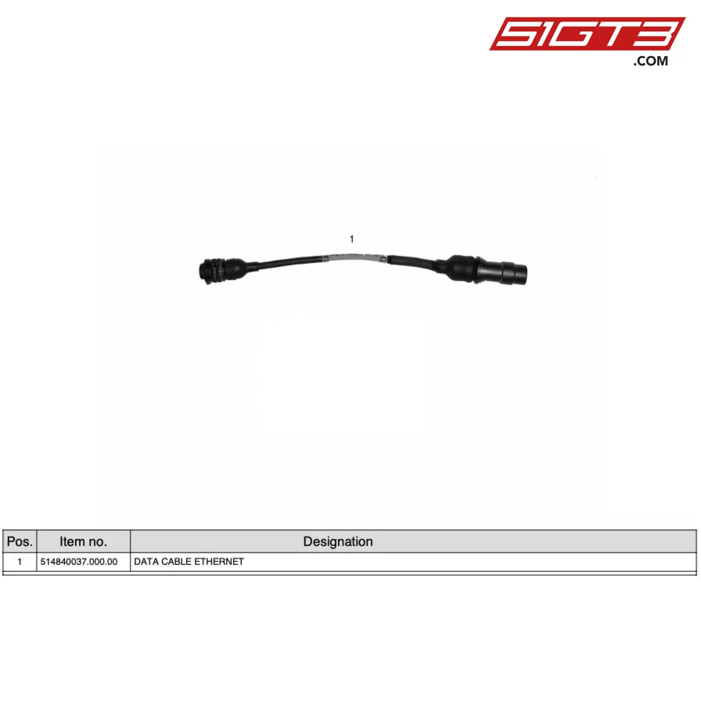 Data Cable Ethernet - 514840037.000.00 [Mercedes-Amg Gt4] Control Unit Diagnosis