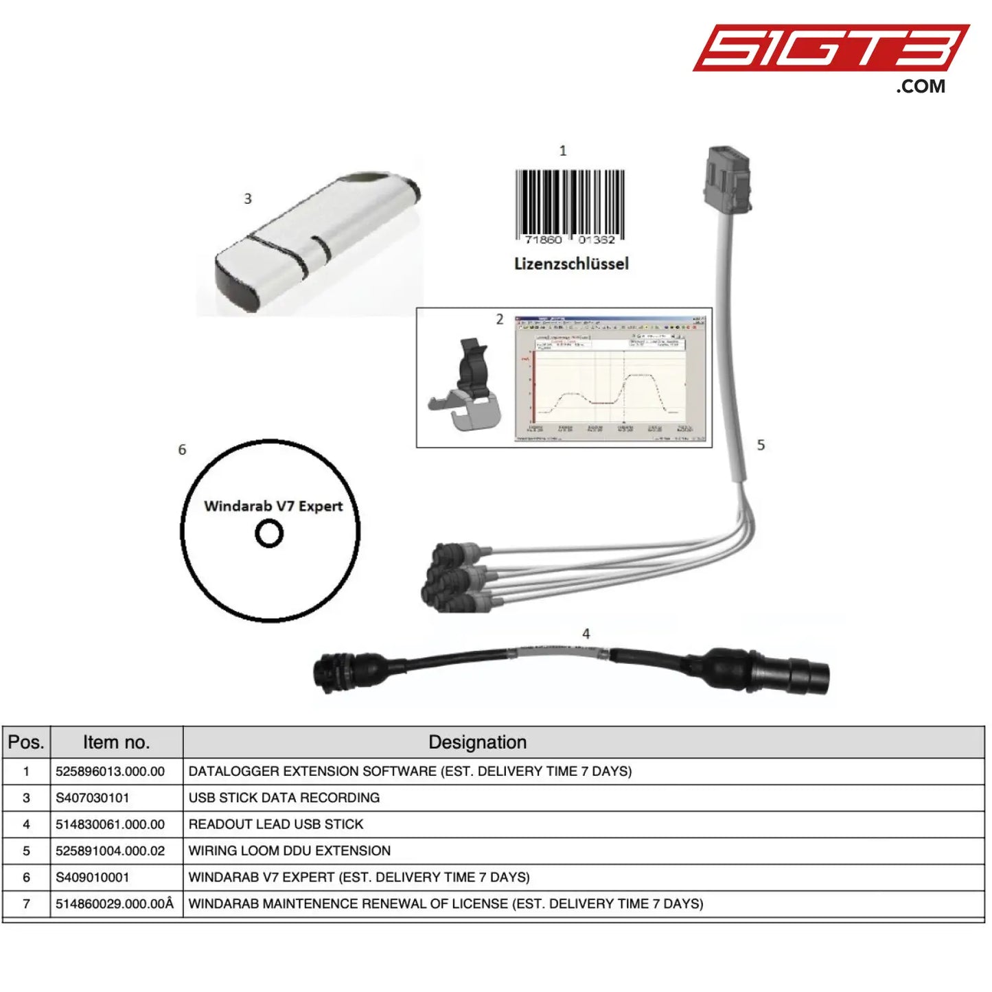 Datalogger Extension Software (Est. Delivery Time 7 Days) - 525896013.000.00 [Mercedes-Amg Gt4] Se