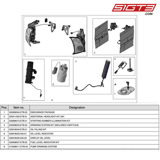 Display Oil Level - 525618030.000.00 [Mercedes-Amg Gt4] Se Endurance Package